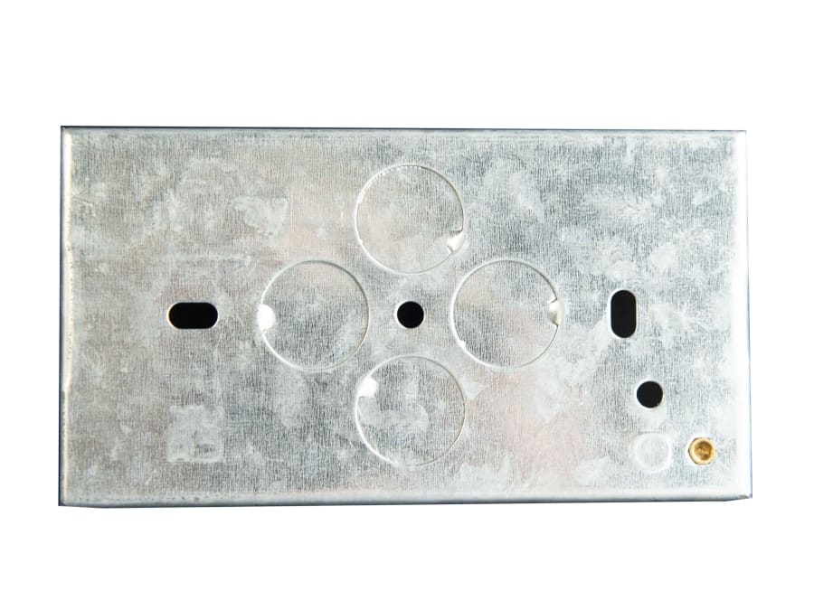 Dencon 8849NB 2-Gang 35mm Metal Back Box
