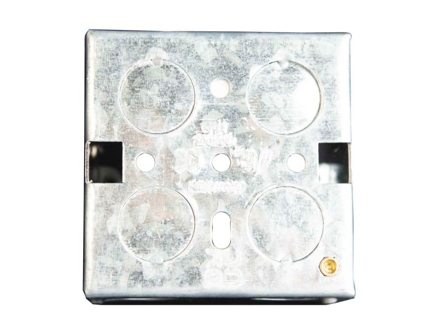 Dencon 8851NB Metal Back Box 1-Gang 47mm
