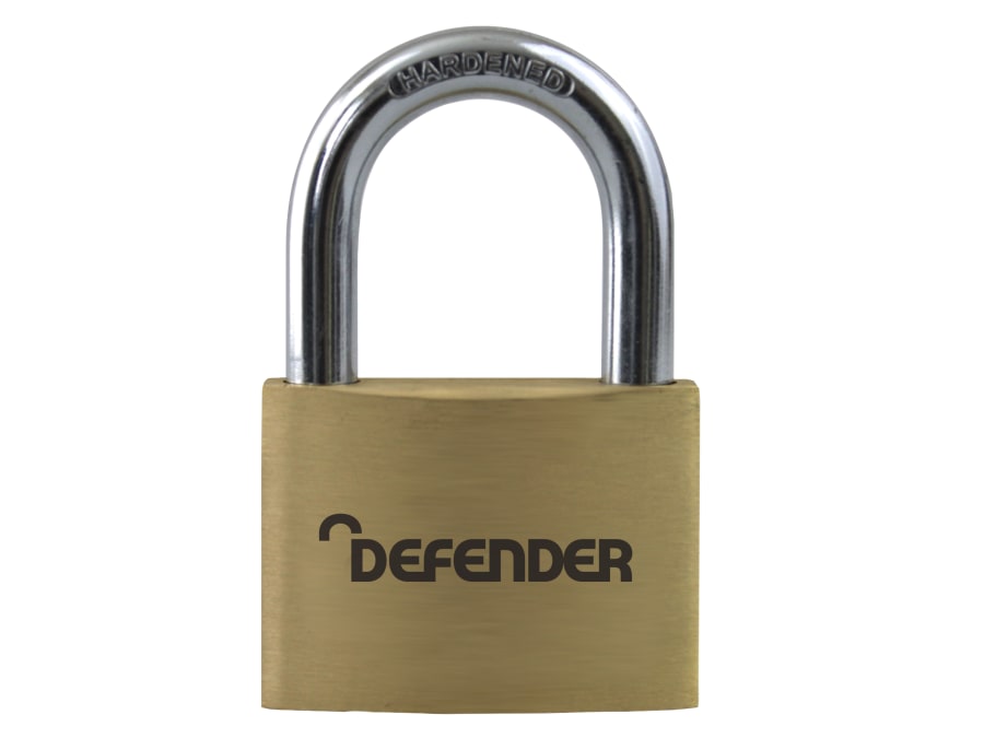 Defender DFBP5 50mm Brass Padlock