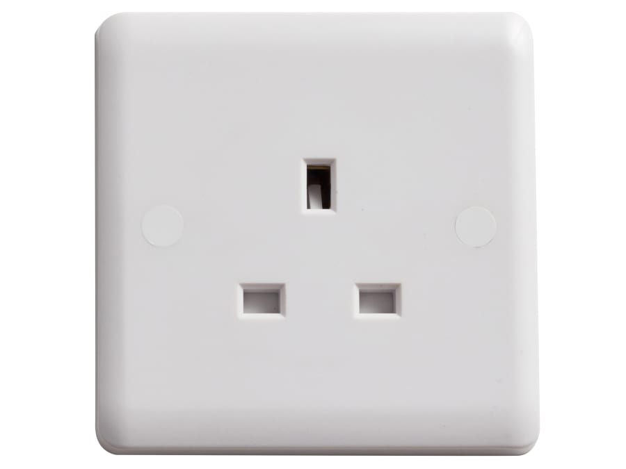 Deta Vimark VC1206 1-Gang 13A Unswitched Socket