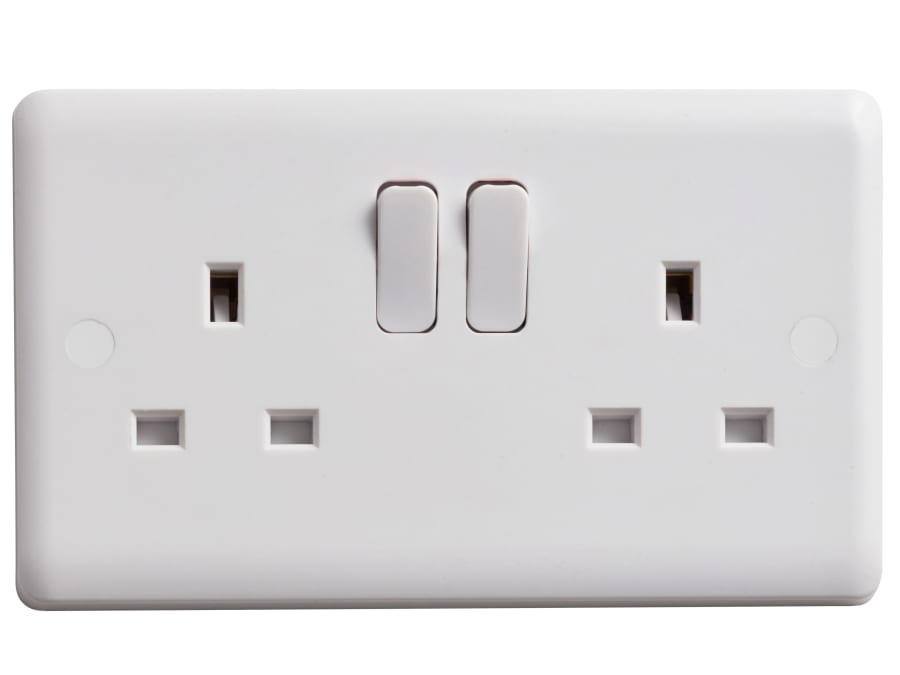 Deta Vimark VC1209S 2-Gang 13A Switched Socket