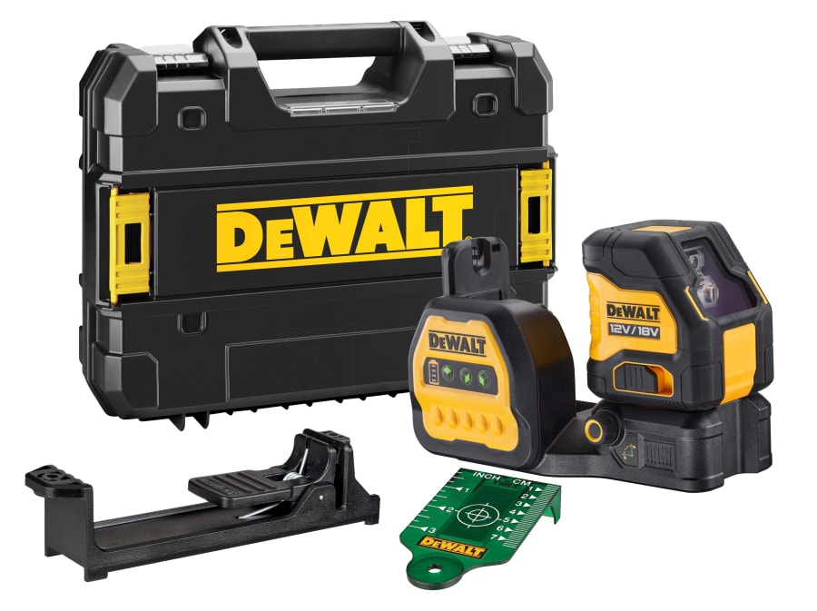 Dewalt Power Tools Dewalt DCE088NG18XJ 12/18V Green Cross Line Laser Bare Unit
