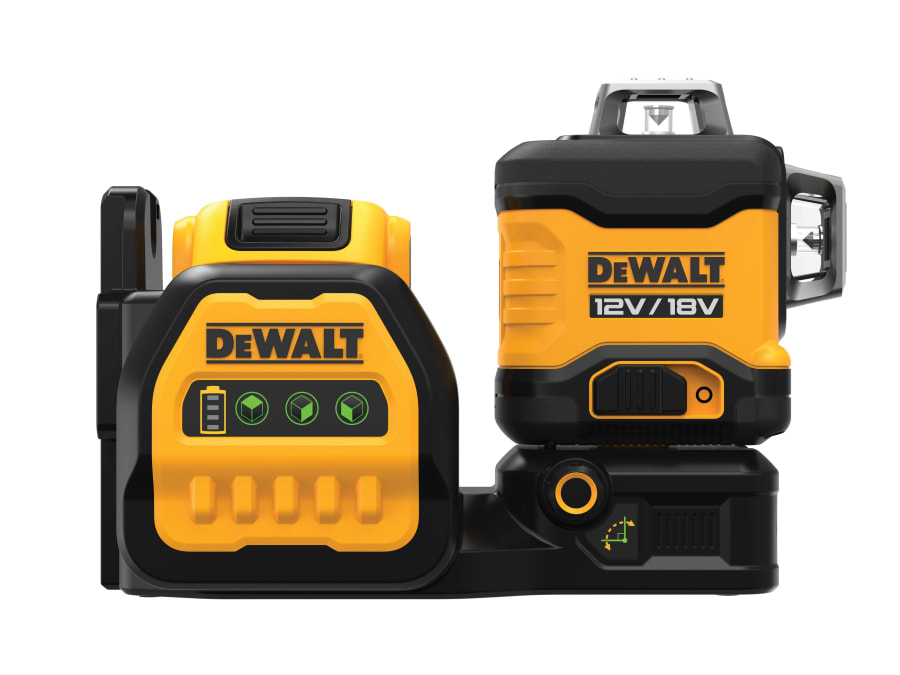 Dewalt Power Tools Dewalt DCE089D1G18GB 12/18V 3 x 360° Green Multi-Line Laser with 1 ×