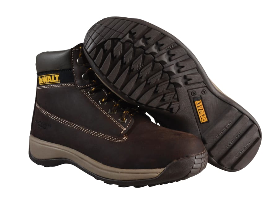Dewalt Power Tools Apprentice Hiker Nubuck Boots Brown UK 7 EUR 41