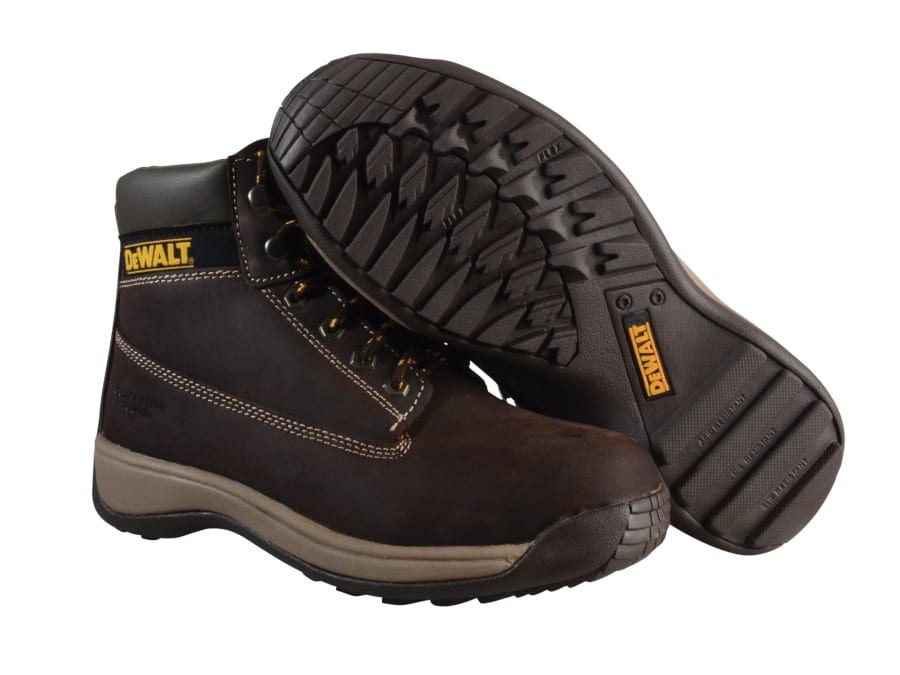 Dewalt Power Tools Apprentice Hiker Nubuck Boots Brown UK 7 EUR 41