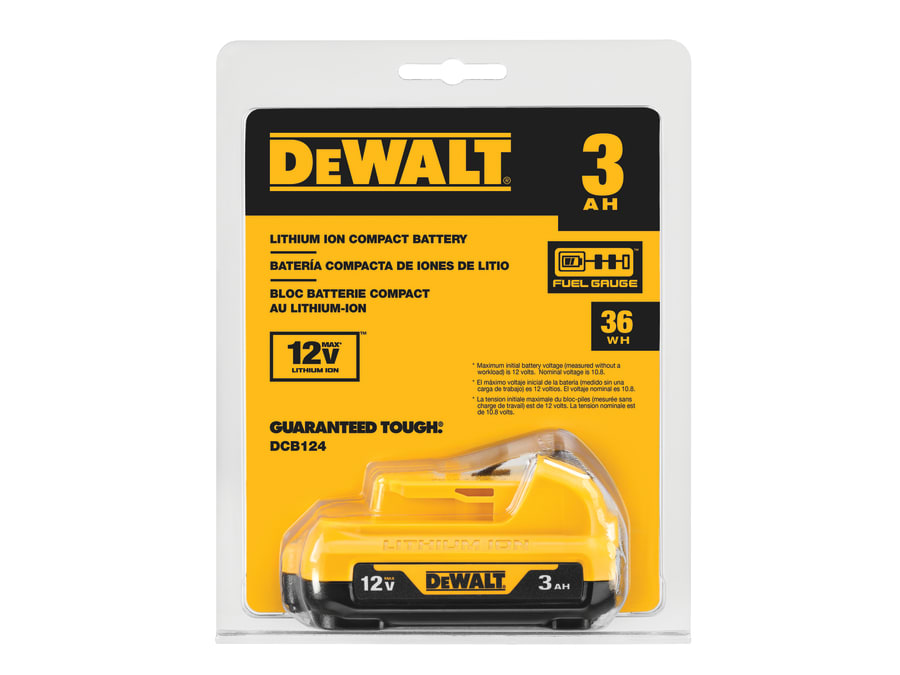 Dewalt Power Tools Dewalt DCB124XJ 12V 3.0Ah XR Slide Li-ion Battery