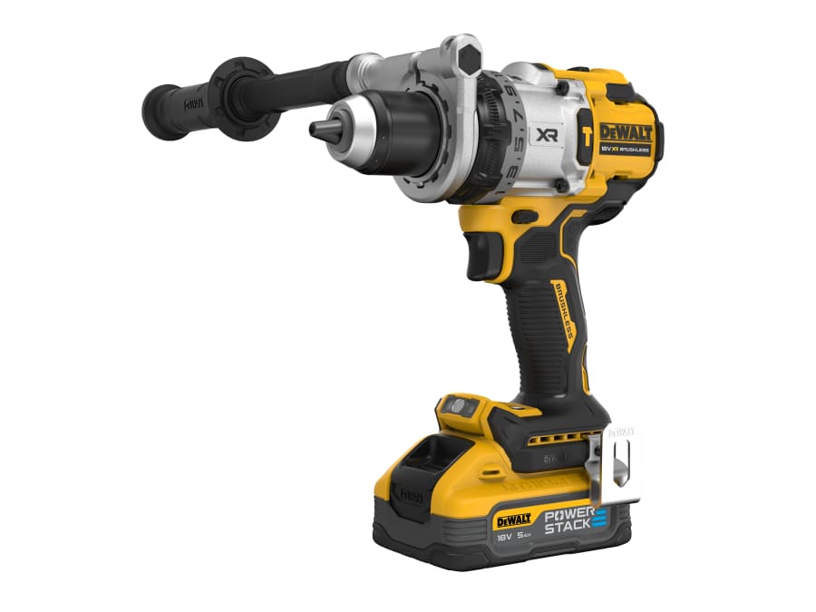 Dewalt Power Tools Dewalt DCD1007H2TGB 18V Hammer Drill with 2 × 5.0Ah POWERSTACK™