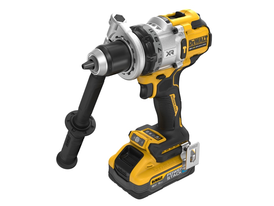 Dewalt Power Tools Dewalt DCD1007H2TGB 18V Hammer Drill with 2 × 5.0Ah POWERSTACK™