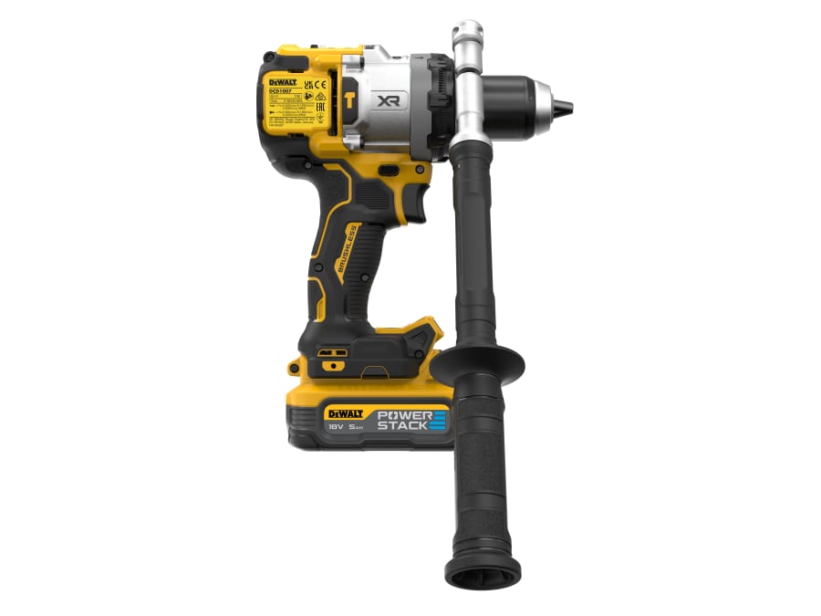 Dewalt Power Tools Dewalt DCD1007H2TGB 18V Hammer Drill with 2 × 5.0Ah POWERSTACK™