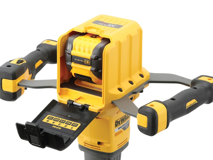 Dewalt Power Tools Dewalt DCD240X2GB 54V XR FlexVolt Paddle Mixer with 2 × 3.0Ah Batteries