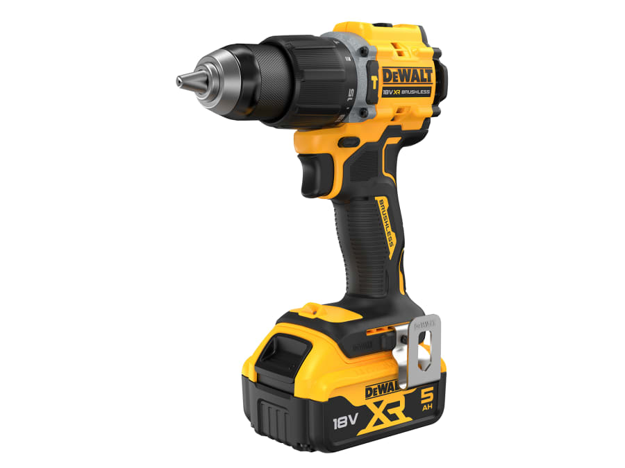 Dewalt Power Tools Dewalt DCD799P1TGB 18V XR Brushless Combi Drill with 1 × 5.0Ah Battery