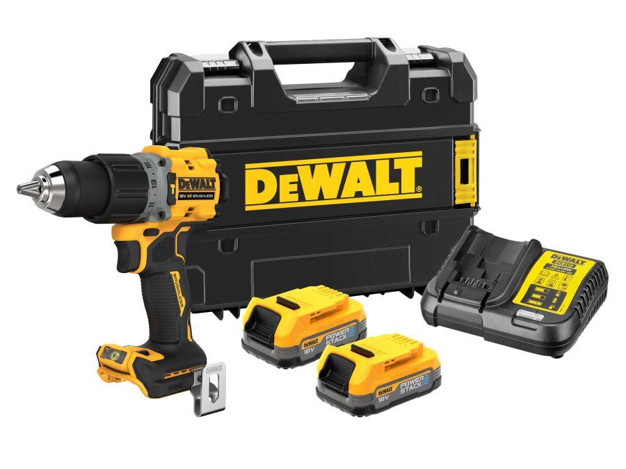 Dewalt Power Tools Dewalt DCD805E2TGB 18V XR Brushless Combi Drill with 2 × 1.7Ah