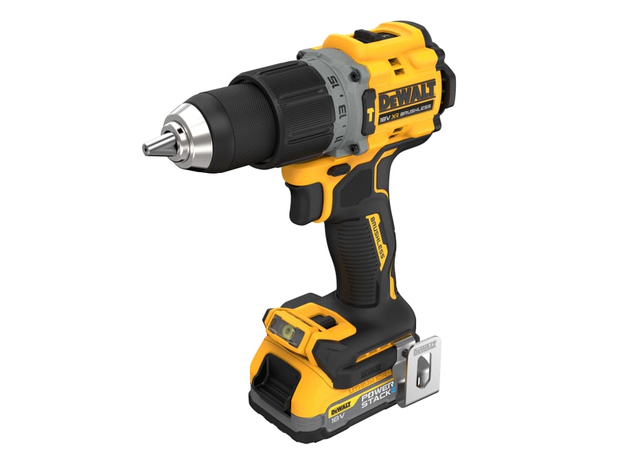 Dewalt Power Tools Dewalt DCD805E2TGB 18V XR Brushless Combi Drill with 2 × 1.7Ah