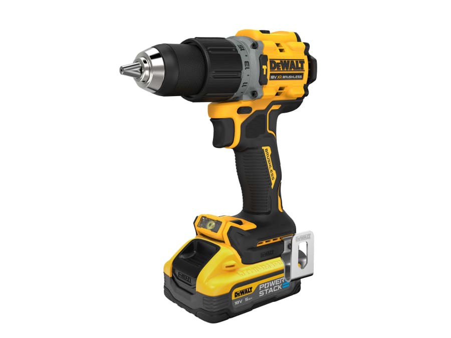 Dewalt Power Tools Dewalt DCD805H2TGB 18V XR Brushless Combi Drill with 2 × 5.0Ah