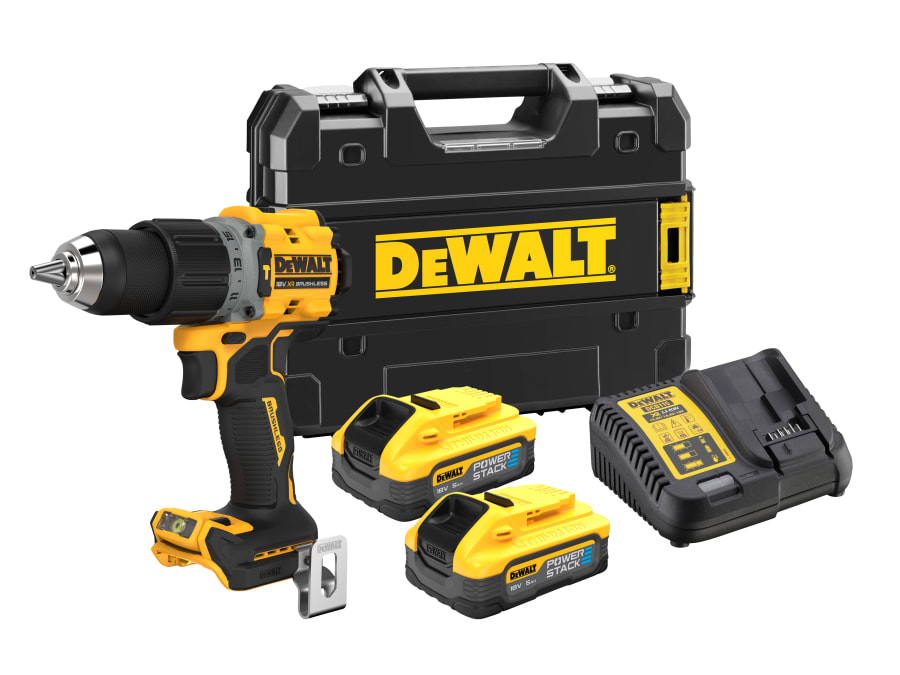 Dewalt Power Tools Dewalt DCD805H2TGB 18V XR Brushless Combi Drill with 2 × 5.0Ah
