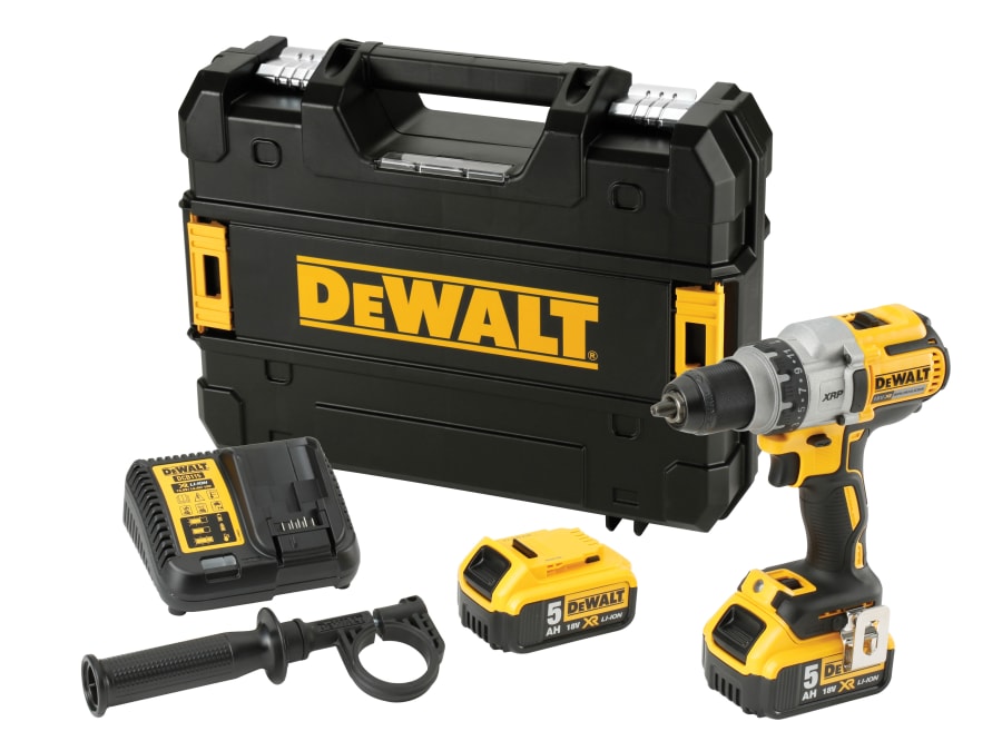 Dewalt Power Tools Dewalt DCD991P2GB 18V XR Brushless Combi Drill with 2 × 5.0Ah Batteries
