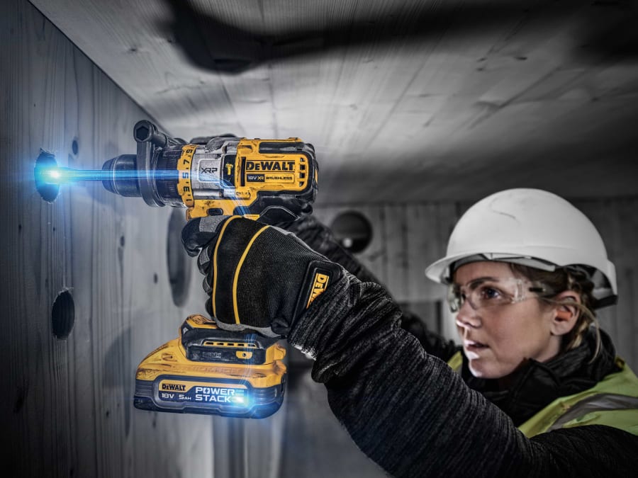 Dewalt Power Tools Dewalt DCD999H2TGB 18V XR XRP Brushless Combi Drill with 2 × 5.0Ah