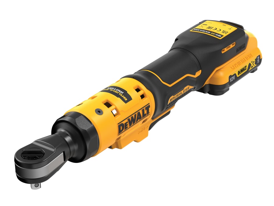 Dewalt Power Tools Dewalt DCF504D1GB 12V XR 1/4in Open Head Ratchet with 1 × 2.0Ah Battery
