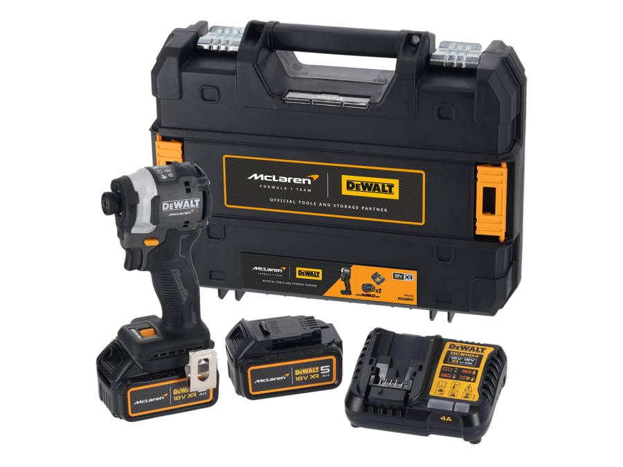 Dewalt Power Tools Dewalt DCF85MP2TGB 18V XR Brushless 1/4in Impact Driver with 2 × 5.0Ah