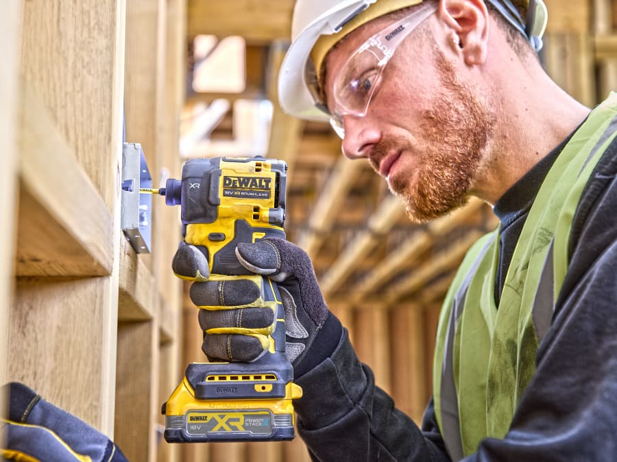 Dewalt Power Tools Dewalt DCF870E2TGB 18V XR Impact Driver with 2 × 1.7Ah POWERSTACK™