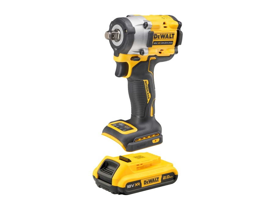 Dewalt Power Tools Dewalt DCF921D2TGB 18V XR Brushless 1/2in Impact Wrench with 2 × 2.0Ah