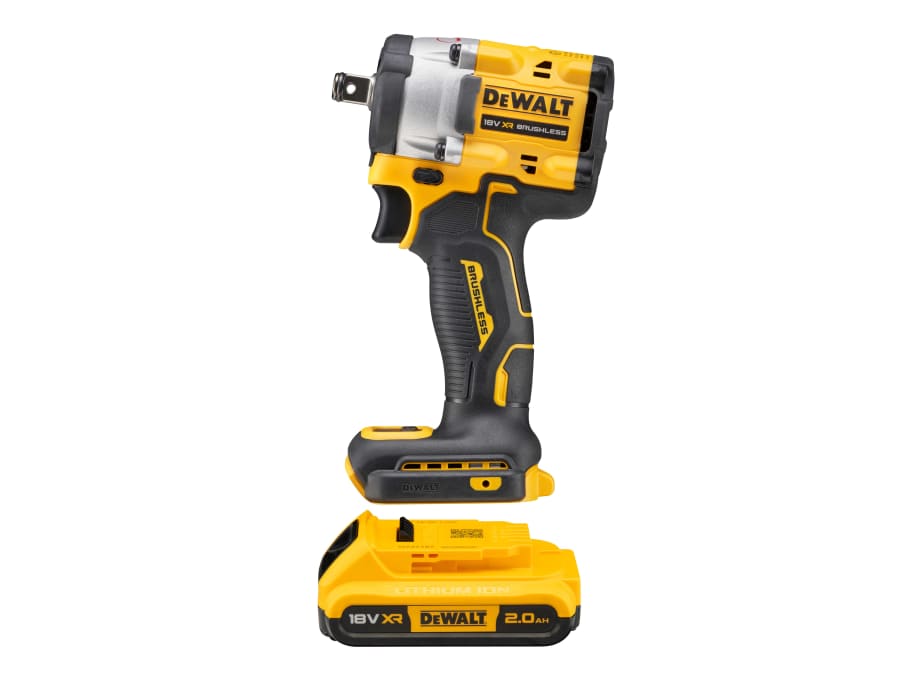 Dewalt Power Tools Dewalt DCF921D2TGB 18V XR Brushless 1/2in Impact Wrench with 2 × 2.0Ah
