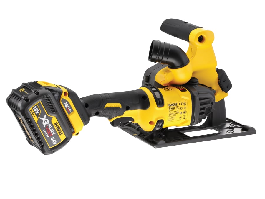 Dewalt Power Tools Dewalt DCG200T2GB 54V XR FlexVolt Wall Chaser with 2 × 6.0Ah Batteries