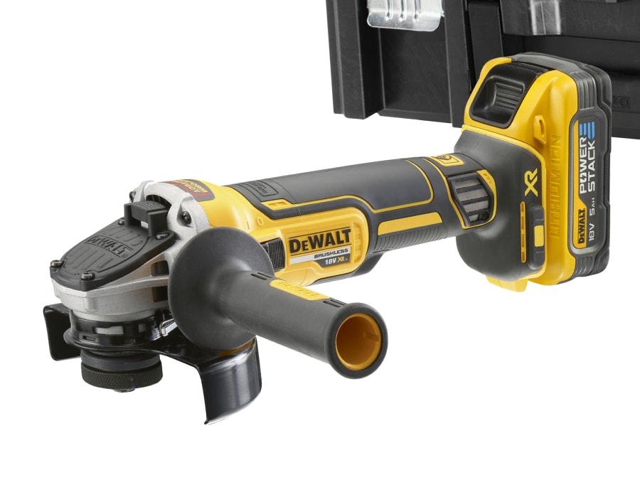 Dewalt Power Tools Dewalt DCG409H2TGB 18V XR Brushless Angle Grinder with 2 × 5.0Ah