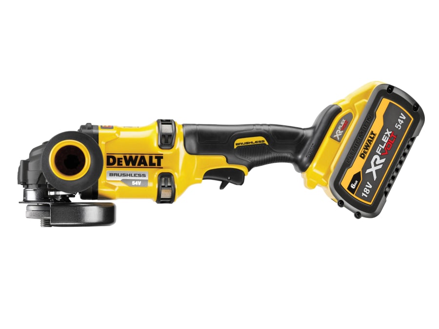 Dewalt Power Tools Dewalt DCG418T2GB 54V XR FlexVolt Angle Grinder 125mm with 2 × 2.0Ah