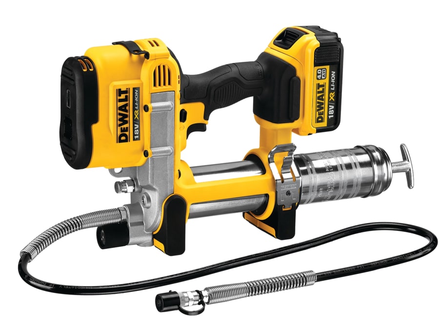 Dewalt Power Tools Dewalt DCGG571M1GB 18V XR Cordless Grease Gun with 1 × 4.0Ah Battery