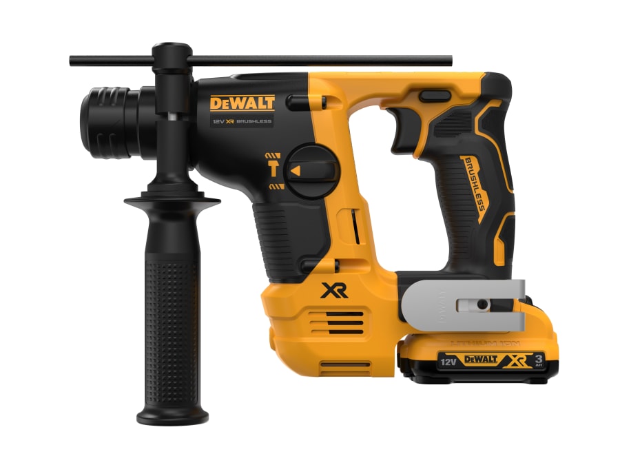 Dewalt Power Tools Dewalt DCH072L2GB 12V XR BL SDS Plus Hammer Drill with 2 × 3.0Ah