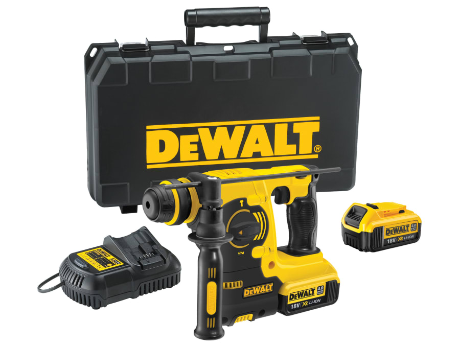 Dewalt Power Tools Dewalt DCH253M2GB 18V SDS-Plus Rotary Hammer with 2 × 4.0Ah Batteries