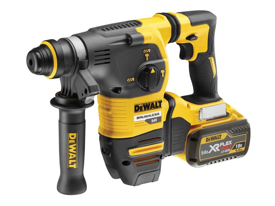 Dewalt Power Tools Dewalt DCH333X2GB 54V XR FlexVolt Brushless SDS Plus Hammer with 2 ×