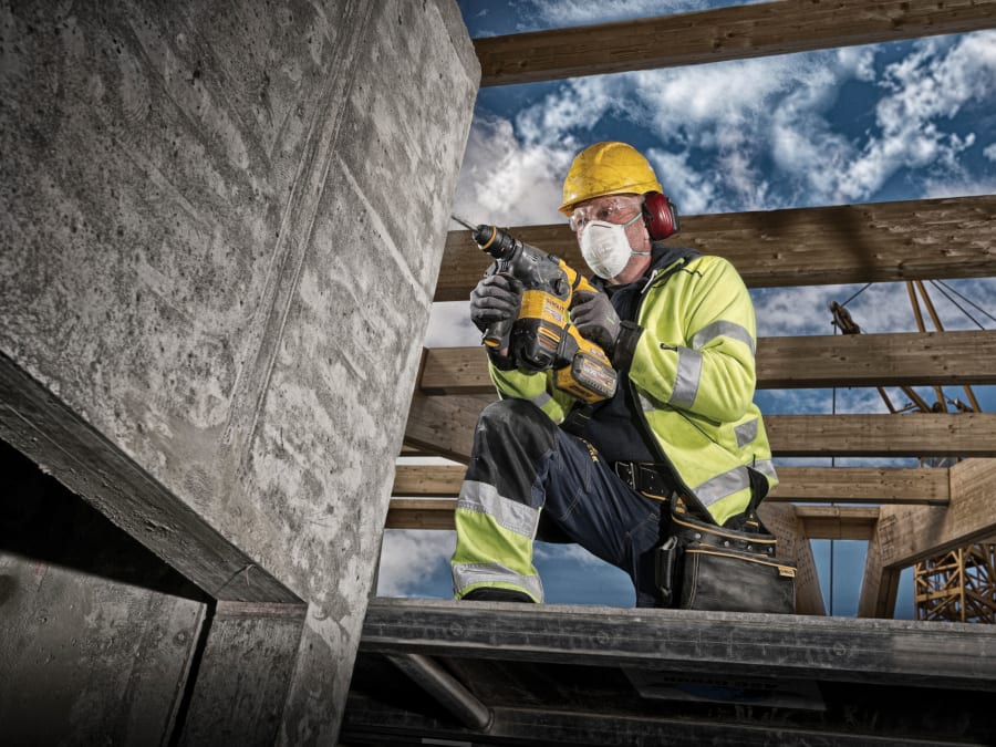 Dewalt Power Tools Dewalt DCH334X2GB 54V SDS Plus Hammer Drill with 2 × 9.0Ah Batteries