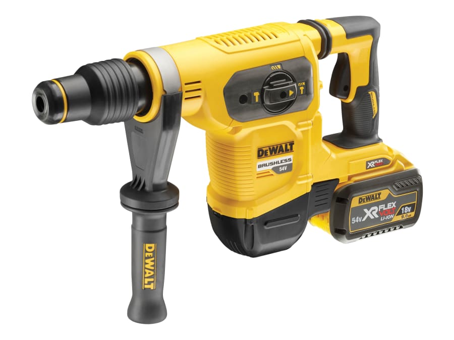 Dewalt Power Tools Dewalt DCH481X2GB 54V XR SDS Max 3-Mode Hammer with 2 × 3.0Ah Batteries