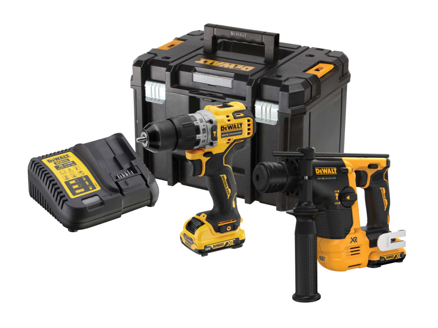Dewalt Power Tools Dewalt DCK2102L2TGB 12V XR Brushless Twin Pack with 2 × 3.0Ah Batteries