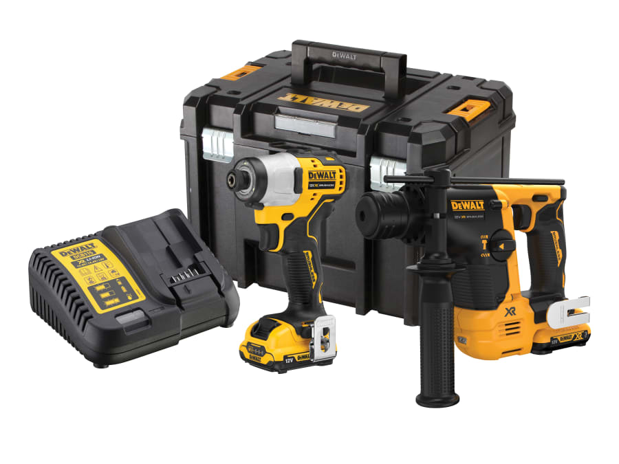 Dewalt Power Tools Dewalt DCK2104L2T 12V XR Brushless Twin Pack with 2 × 3.0Ah Batteries