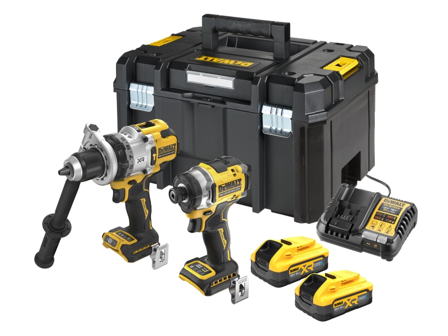 Dewalt Power Tools Dewalt DCK2200H2TGB 18V Twin Pack with 2 × 5.0Ah Batteries