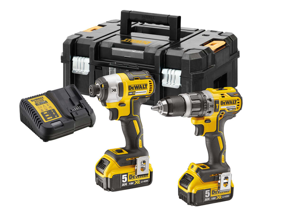 Dewalt Power Tools Dewalt DCK266P2T 18V XR Brushless Twin Pack with 2 × 5.0Ah Batteries