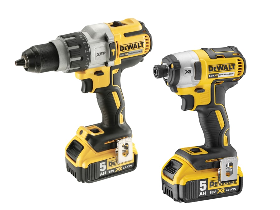Dewalt Power Tools Dewalt DCK276P2GB 18V Brushless Twin Pack with 2 × 5.0Ah Batteries