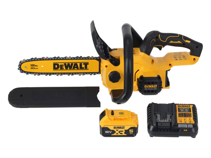 Dewalt Power Tools Dewalt DCMCS565P1GB 18V XR Brushless Chainsaw with 1 × 5.0Ah Battery