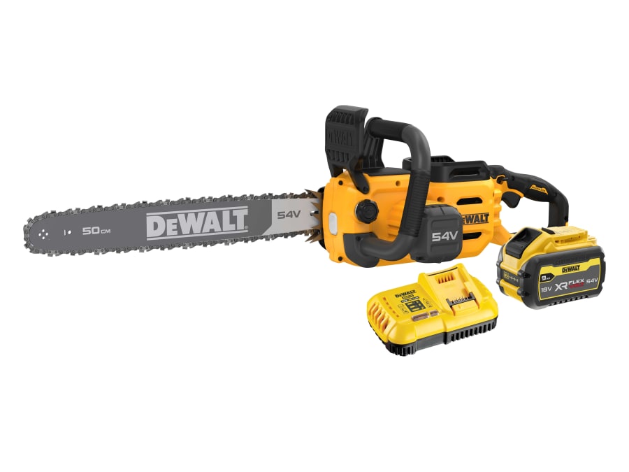Dewalt Power Tools Dewalt DCMCS575X1GB 54V XR FlexVolt Chainsaw 50cm Bar with 1 × 3.0Ah