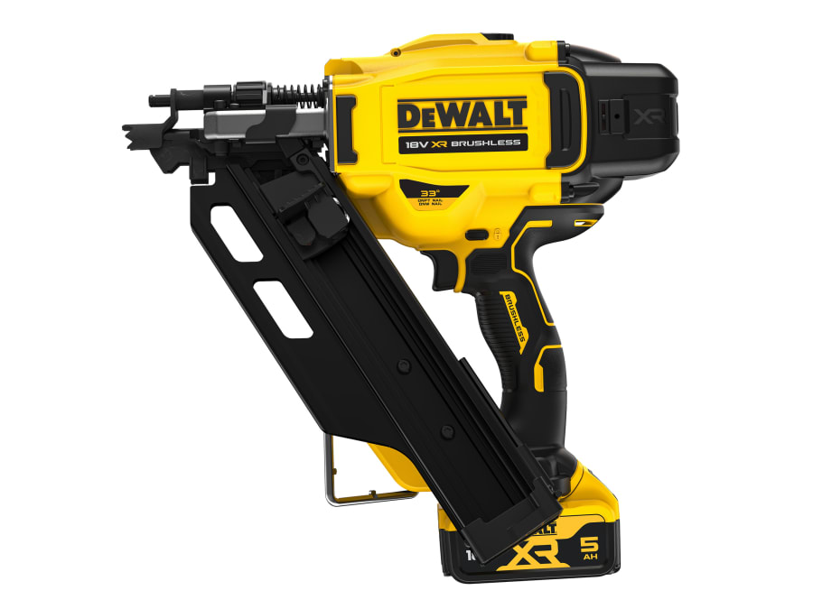 Dewalt Power Tools Dewalt DCN930P2GB 18V XR Framing Nailer with 2 × 5.0Ah Batteries