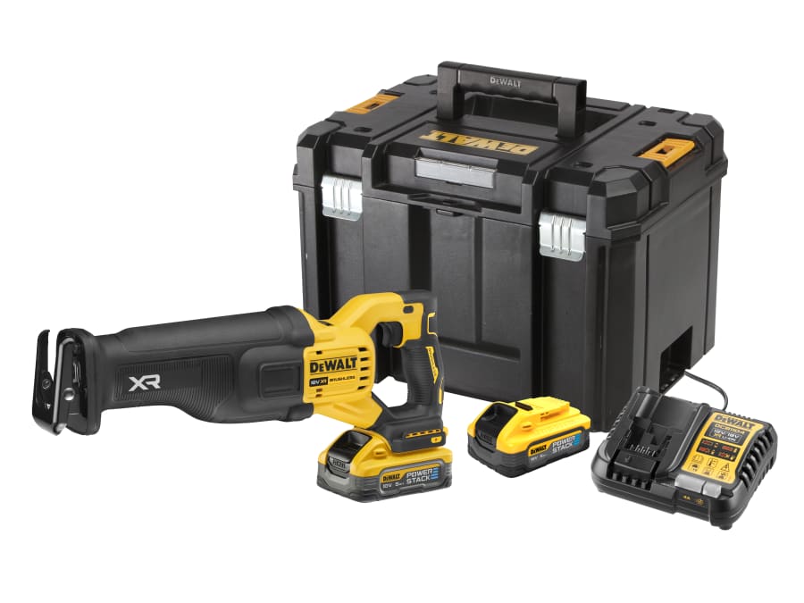 Dewalt Power Tools Dewalt DCS386H2TGB 18V XR Reciprocating Saw with 2 × 5.0Ah POWERSTACK