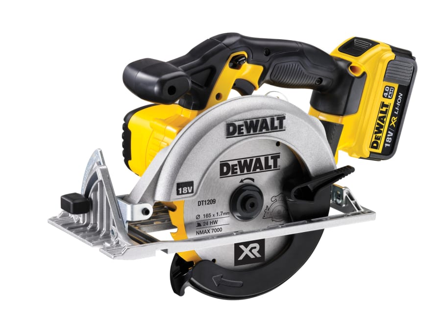 Dewalt Power Tools Dewalt DCS391M2GB 18V XR Circular Saw 165mm with 2 × 4.0Ah Batteries