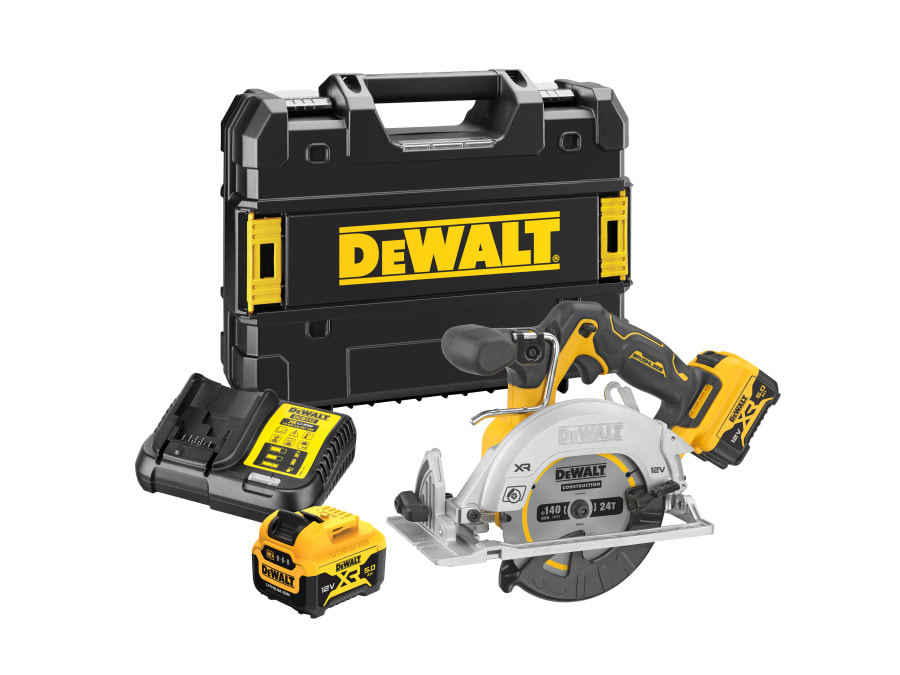 Dewalt Power Tools Dewalt DCS512P2GB 18V XR Brushless Circular Saw with 2 × 5.0Ah