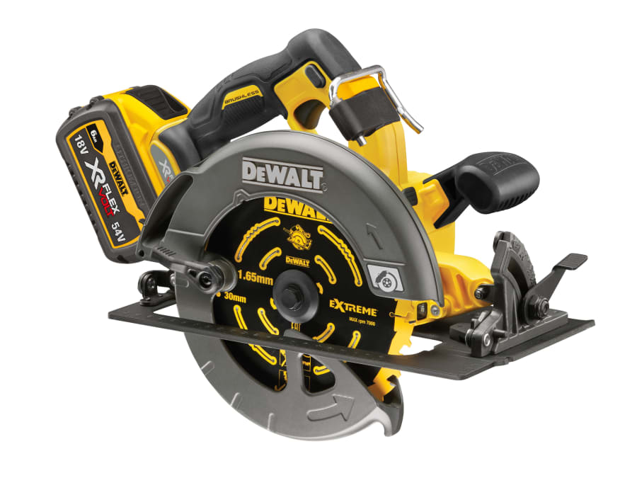 Dewalt Power Tools Dewalt DCS578T2GB 54V XR FlexVolt Circular Saw 190mm with 2 × 2.0Ah