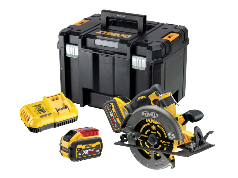 Dewalt Power Tools Dewalt DCS578X2GB 54V XR FlexVolt Circular Saw 190mm with 2 × 3.0Ah