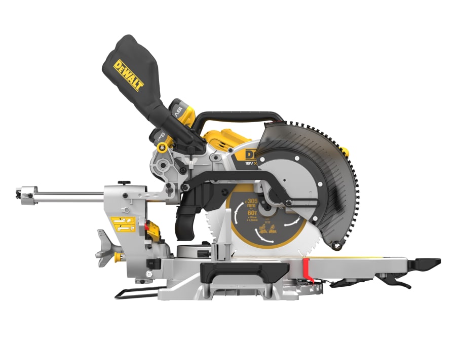 Dewalt Power Tools Dewalt DCS782XW2GB 18V XR Mitre Saw 305mm with 2 × 8.0Ah Batteries