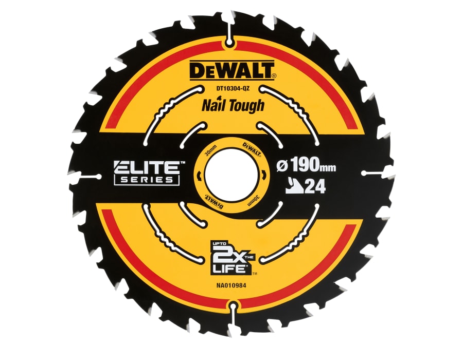 Dewalt DT10304QZ 190mm x 30mm x 24T Second Fix Circular Saw Blade
